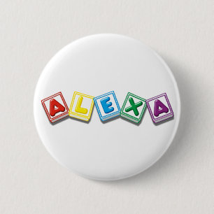 Alexa 6 Cm Round Badge