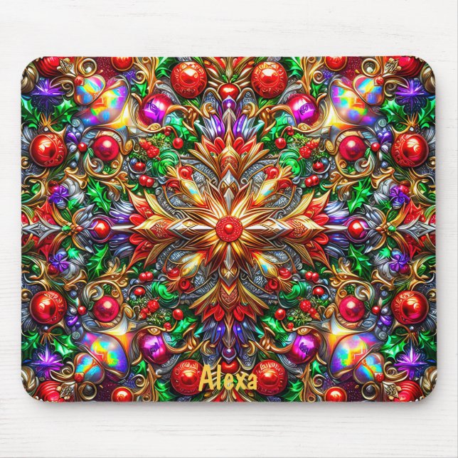 ALEXA ~ CHRISTMAS GRACE ~  MOUSE PAD (Front)
