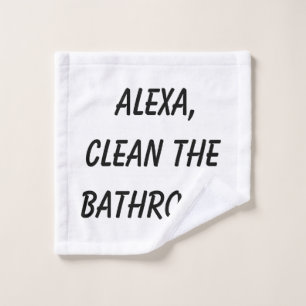 Alexa, Clean the Bathroom Bath Towel Set