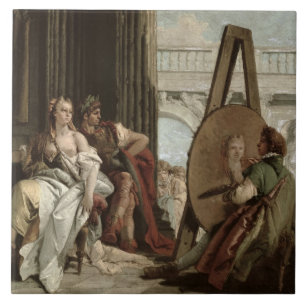 Alexander and Campaspe at the house of the painter Tile