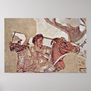 Alexander Battle By Meister Der Alexanderschlacht Poster