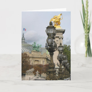 Alexander Bridge View Paris Card