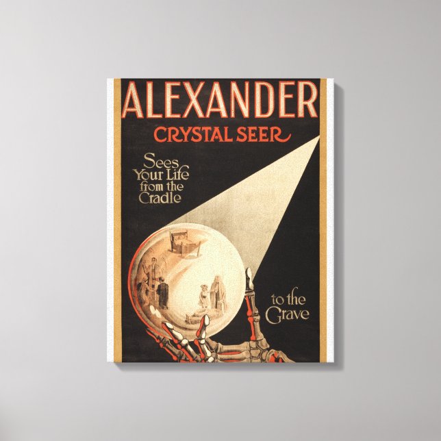Alexander, Crystal "Cradle to the Grave" Magic Canvas Print (Front)