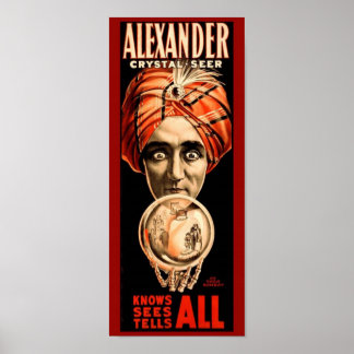 Alexander Crystal Seer Magic Poster