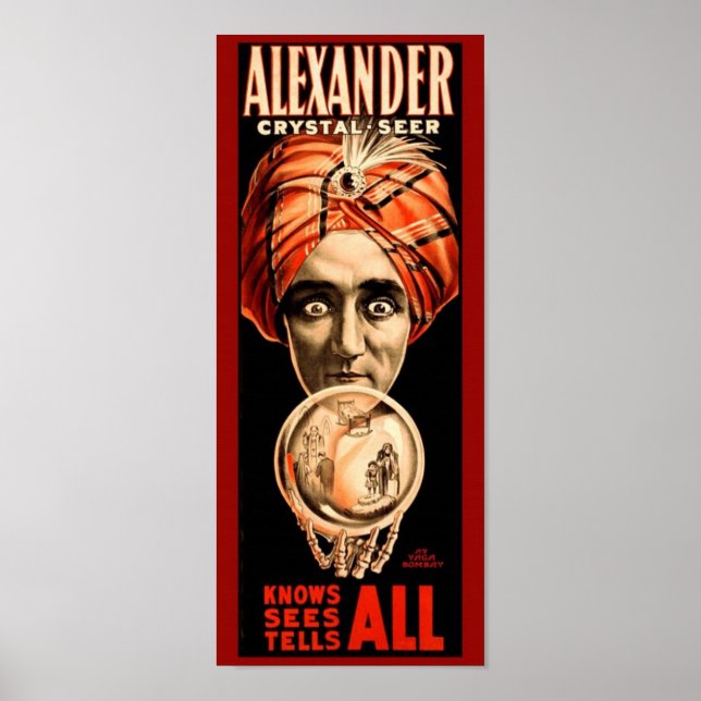 Alexander Crystal Seer Magic Poster (Front)