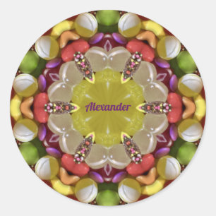ALEXANDER ~ EASTER CANDY ~ Classic Round Sticker