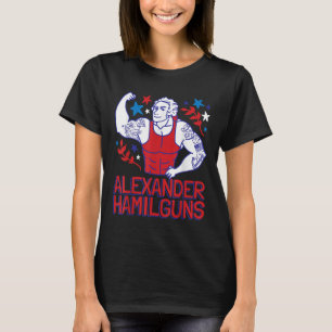 Alexander Hamilguns Hamilton 4th Of July Gym Instr T-Shirt