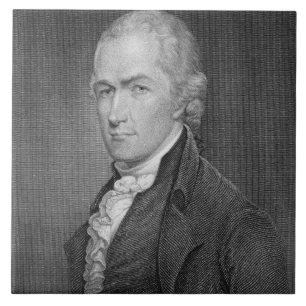 Alexander Hamilton (1757-1804) engraved by John Fr Tile
