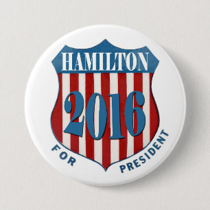 Alexander Hamilton 2016 7.5 Cm Round Badge