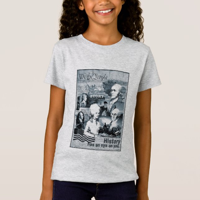 Alexander Hamilton George Washington History Gifts T-Shirt (Front)