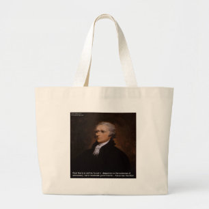 Alexander Hamilton Gifts Large Tote Bag