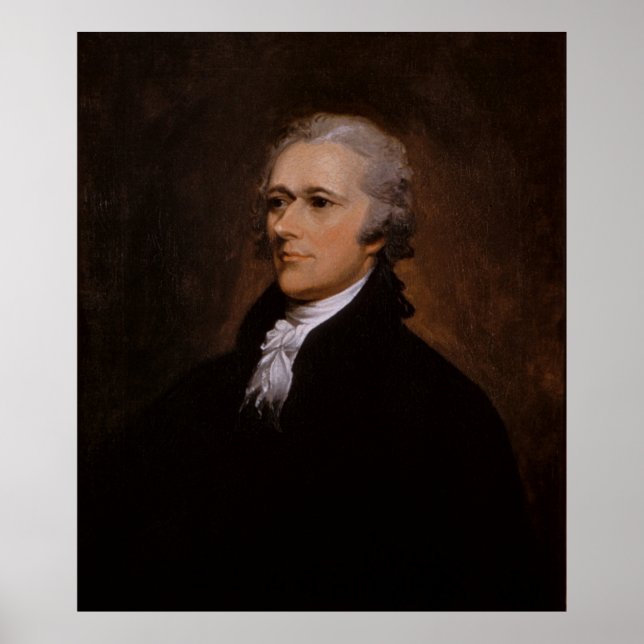 Alexander Hamilton portrait by John Trumbull Poster (Front)