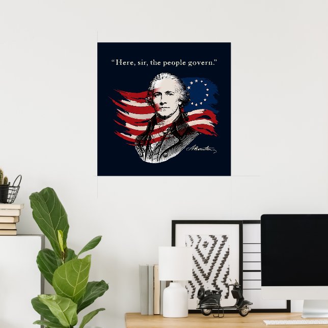 Alexander Hamilton Poster (Home Office)