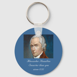 Alexander Hamilton Smarter than you colour keychai Key Ring