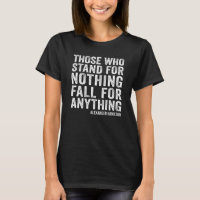 Alexander Hamilton Stand For Nothing Quote Retro