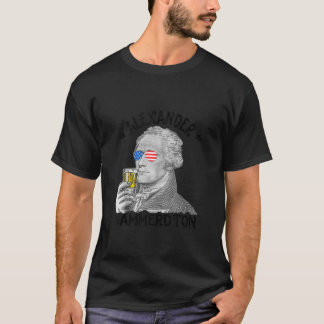 Alexander Hammerdton Funny 4th of July Drinking Ha T-Shirt