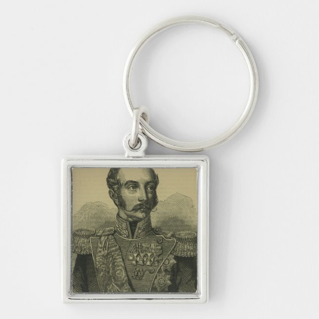 Alexander II  of Russia Key Ring (Front)