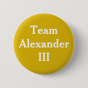 Alexander III, King of Scotland 6 Cm Round Badge