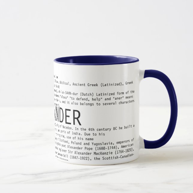 ALEXANDER MUG (Right)