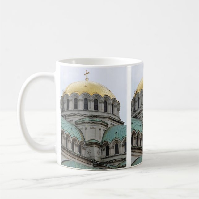 Alexander Nevski Church, Sofia, Bulgaria Mug (Left)