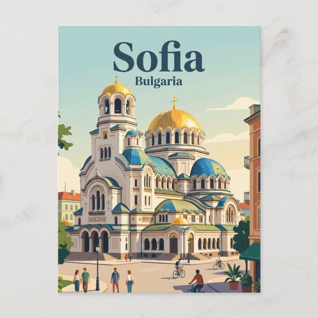 Alexander Nevsky Cathedral Bulgaria Postcard (Front)