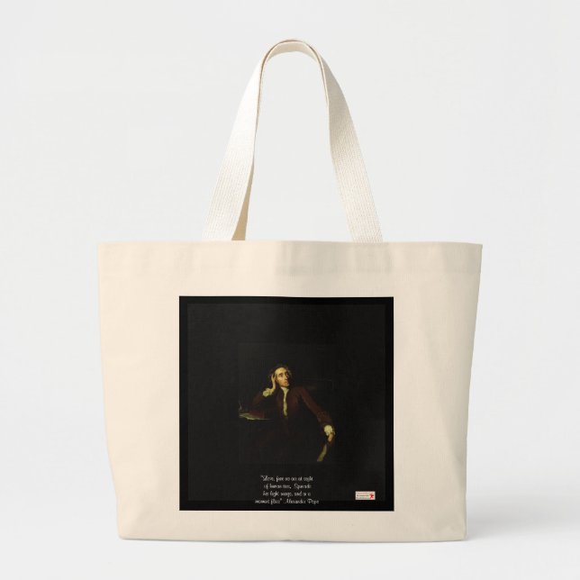 Alexander Pope "Love Free As Air" Sustanable Bag (Front)
