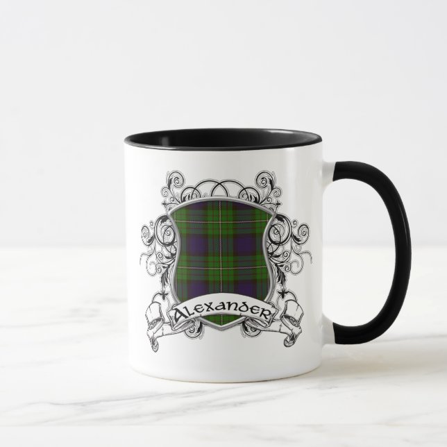 Alexander Tartan Shield Mug (Right)
