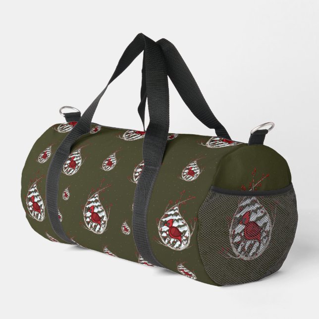 Alexander the Cardinal Duffle Bag (Right Corner)