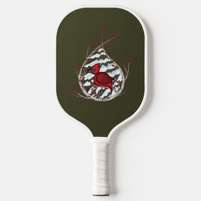 Alexander the Cardinal Pickleball Paddle (Front)