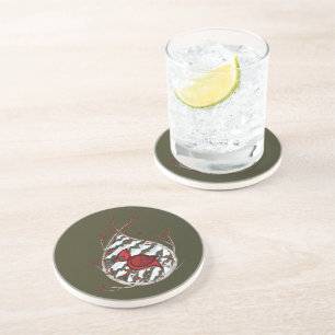 Alexander the Cardinal Stone Coaster
