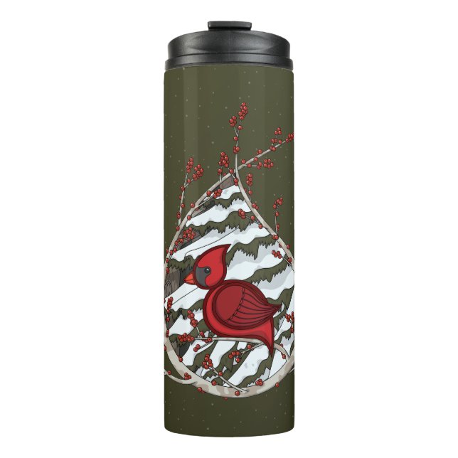 Alexander the Cardinal Thermal Tumbler (Front)