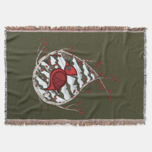 Alexander the Cardinal Throw Blanket