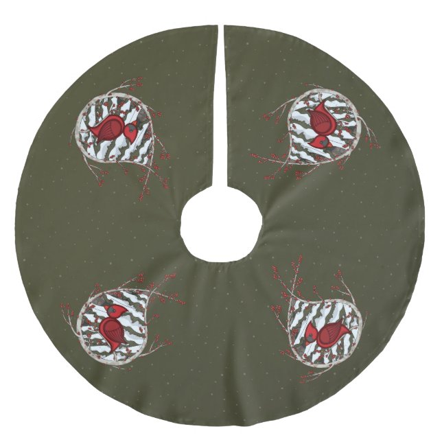Alexander the Cardinal Tree Skirt (Front)