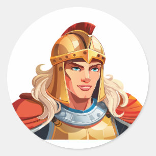 Alexander the Great Classic Round Sticker