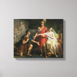Alexander the Great Hands Over Campaspe Canvas Print