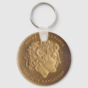 Alexander the Great, king of Macedonians Key Ring