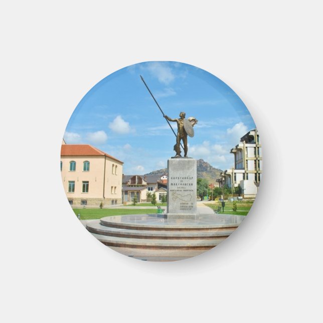 Alexander the great monument in Prilep Magnet (Front)
