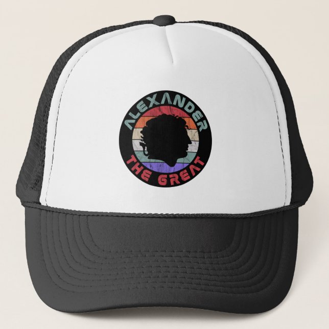 Alexander The Great Trucker Hat (Front)