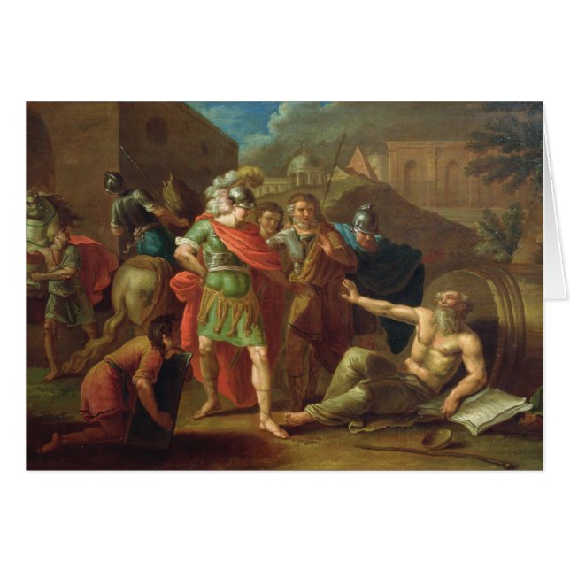 Alexander the Great visits Diogenes at Corinth (Front Horizontal)