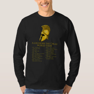 Alexander The Great World Tour  Ancient Greek Hist T-Shirt