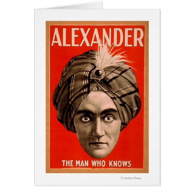 Alexander the Man who Knows Magic Poster (Front)