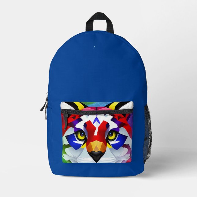 Alexander's Cat blue backpack (Front)