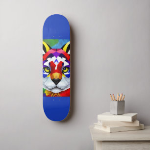Alexander's Cat blue skateboard