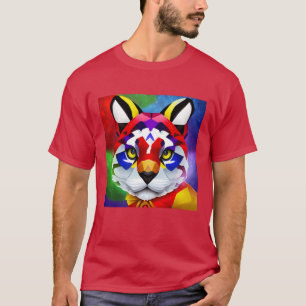 Alexander's Cat men cardinal red T-shirt