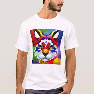 Alexander's Cat men white T-shirt