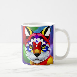 Alexander's Cat purple left hand mug