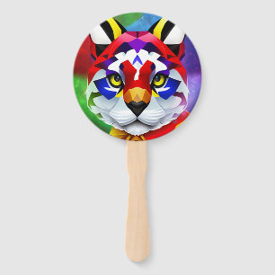Alexander's Cat round hand fans