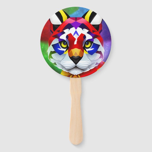 Alexander's Cat round hand fans (Front)