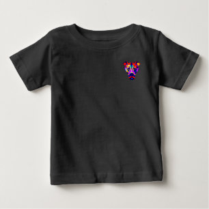 Alexander's Dog baby black T-shirt pocket