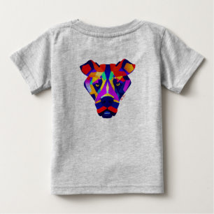 Alexander's Dog baby grey T-shirt back